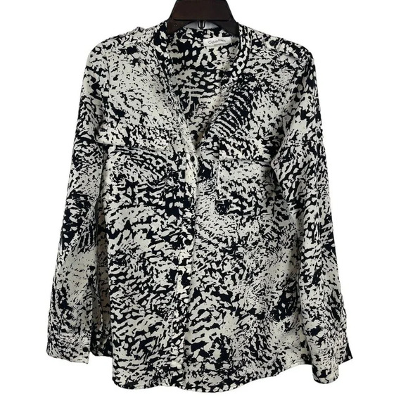 Calvin Klein Tops - Calvin Klein Women Long Sleeve Button Down Top Blouses Size S